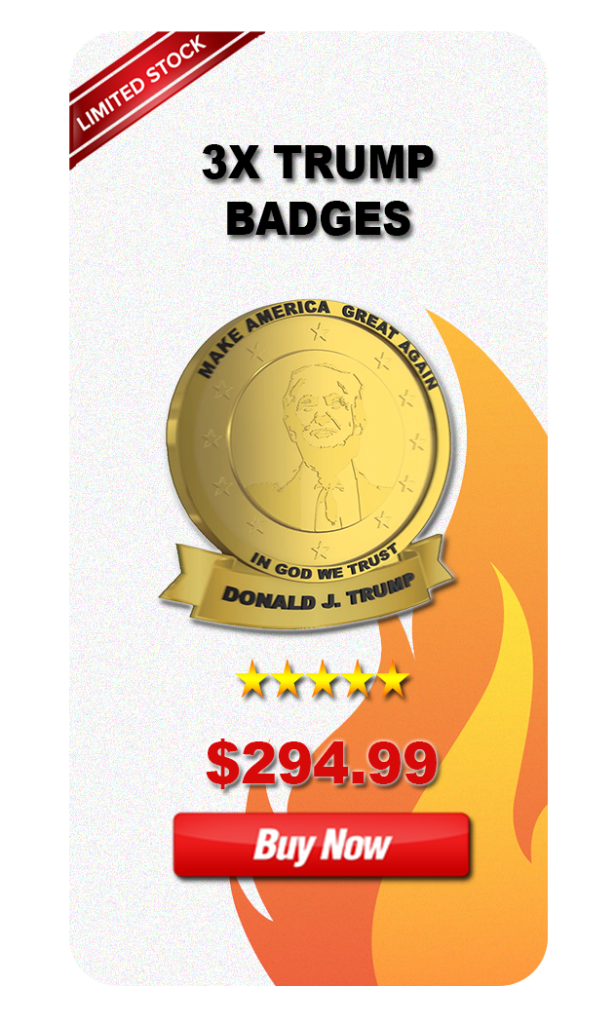 buy 3x donald trump badge